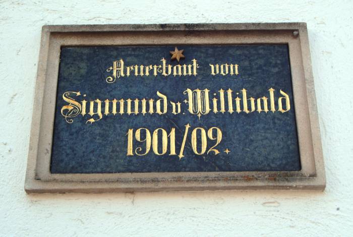 Neuerbaut von Sigmund v. Willibald 1901/02